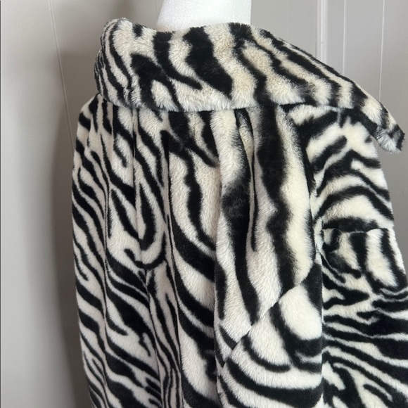 NWT Free People Perfect Zebra Maxi Jacket Size Medium - Picture 10 of 13